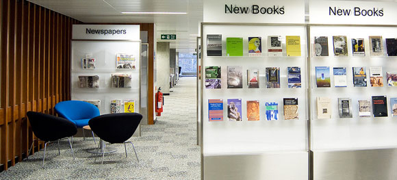 Current Journals and New Books display New Books Current Journals display