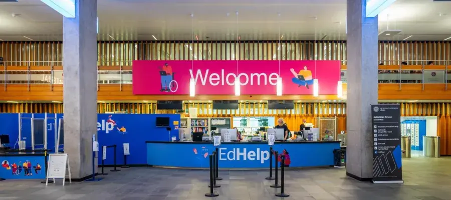 EdHelp desk Main Library