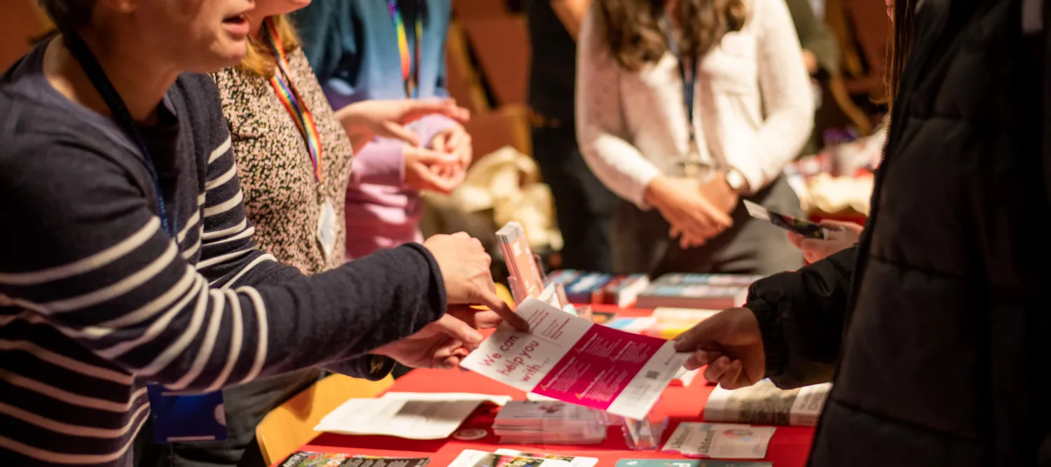 Academic Support Librarians at a student support fair