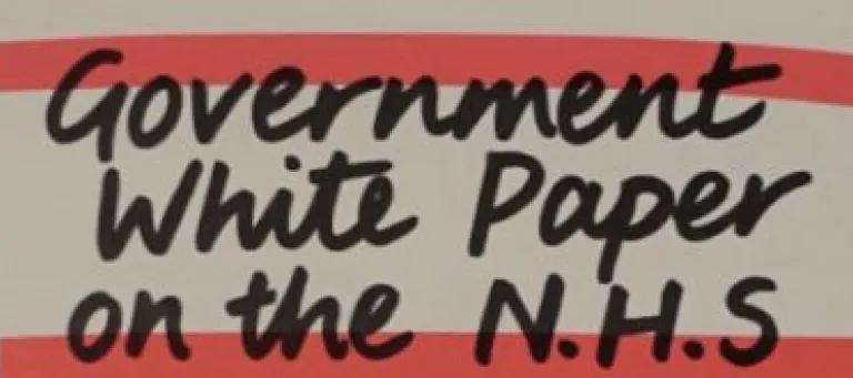 Pamphlets like this were created as a response to the government's 1989 White Paper (GD25/1/1/1/23)