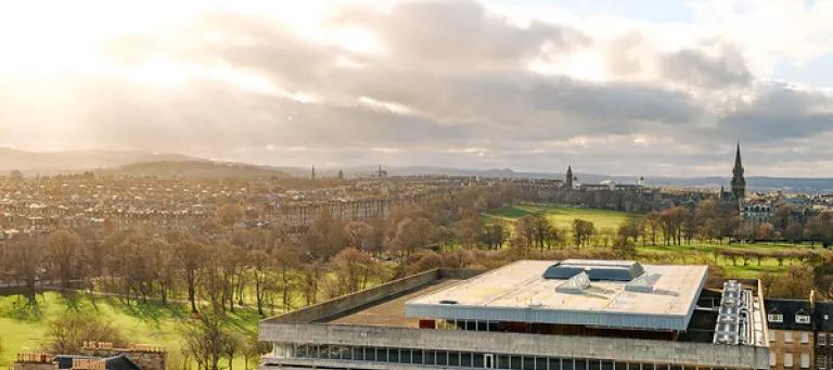 Main Library aerial view