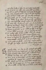 Old Gaelic manuscript