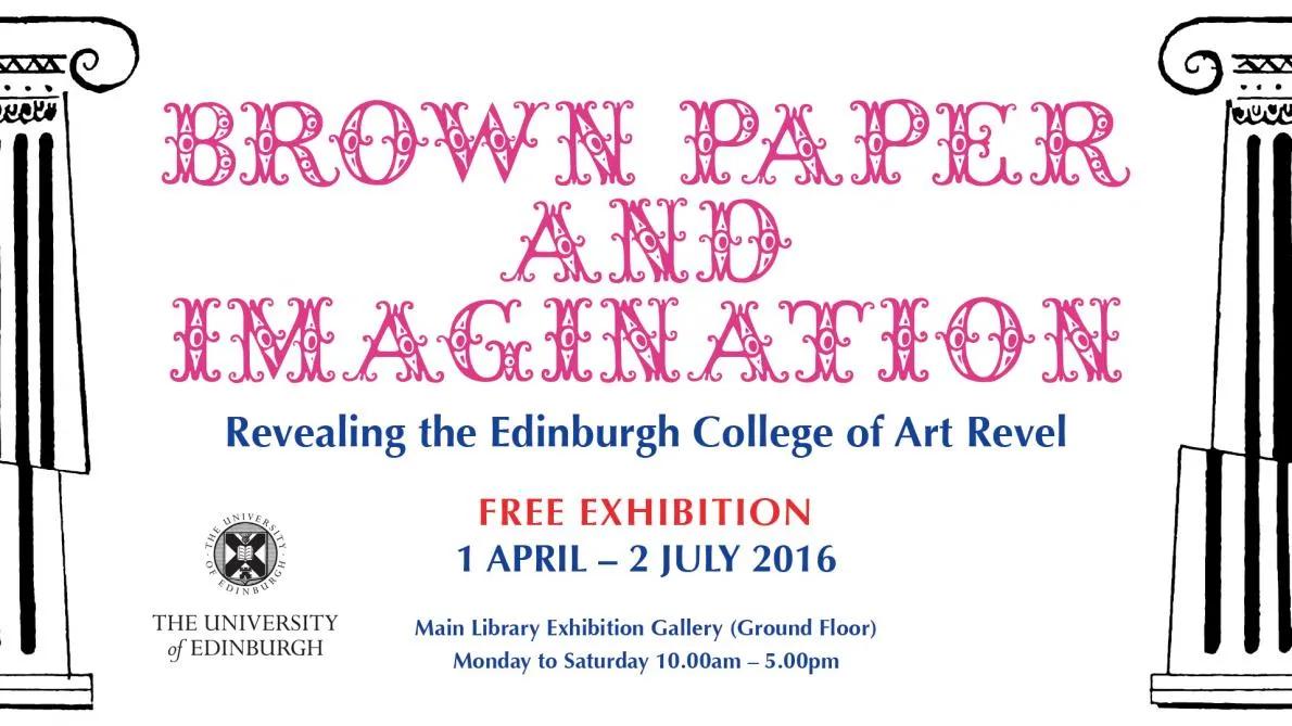 Advert for ECA Revel exhibition