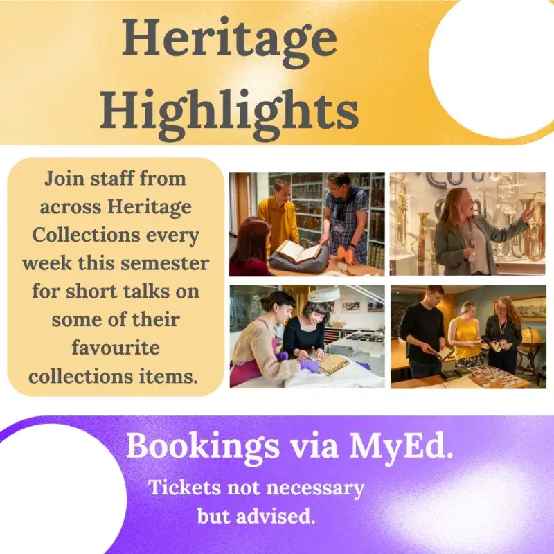 Image of promotional Heritage Highlights poster