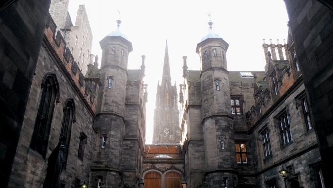 New College Courtyard and Entrance
