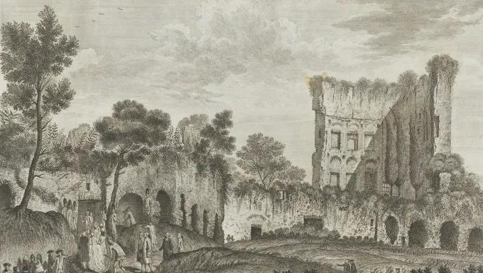 Marco Carloni, Vestigia delle Terme di Tito e Loro Interne Pitture, pl.2, 1776 (RECA.FF.328)