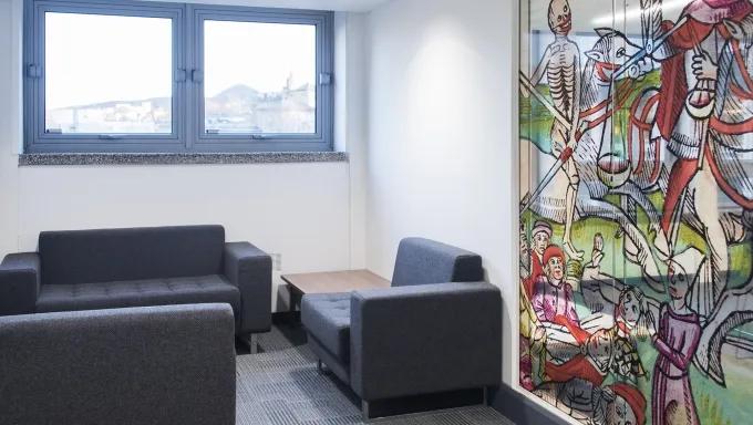 Fabienne Hess vinyls on the Meeting Room Windows at Argyle House