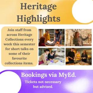 Image of promotional Heritage Highlights poster