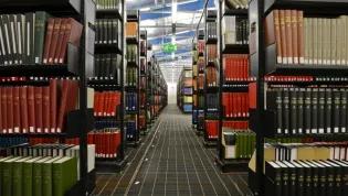 Books in the University Collections Facility