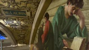 “McLaurin” detail from the ceiling of McEwan Hall