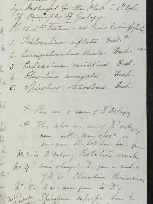 Lyell notebook