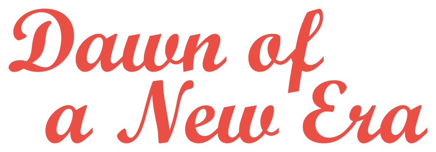 Dawn of a New Era exhibition logo