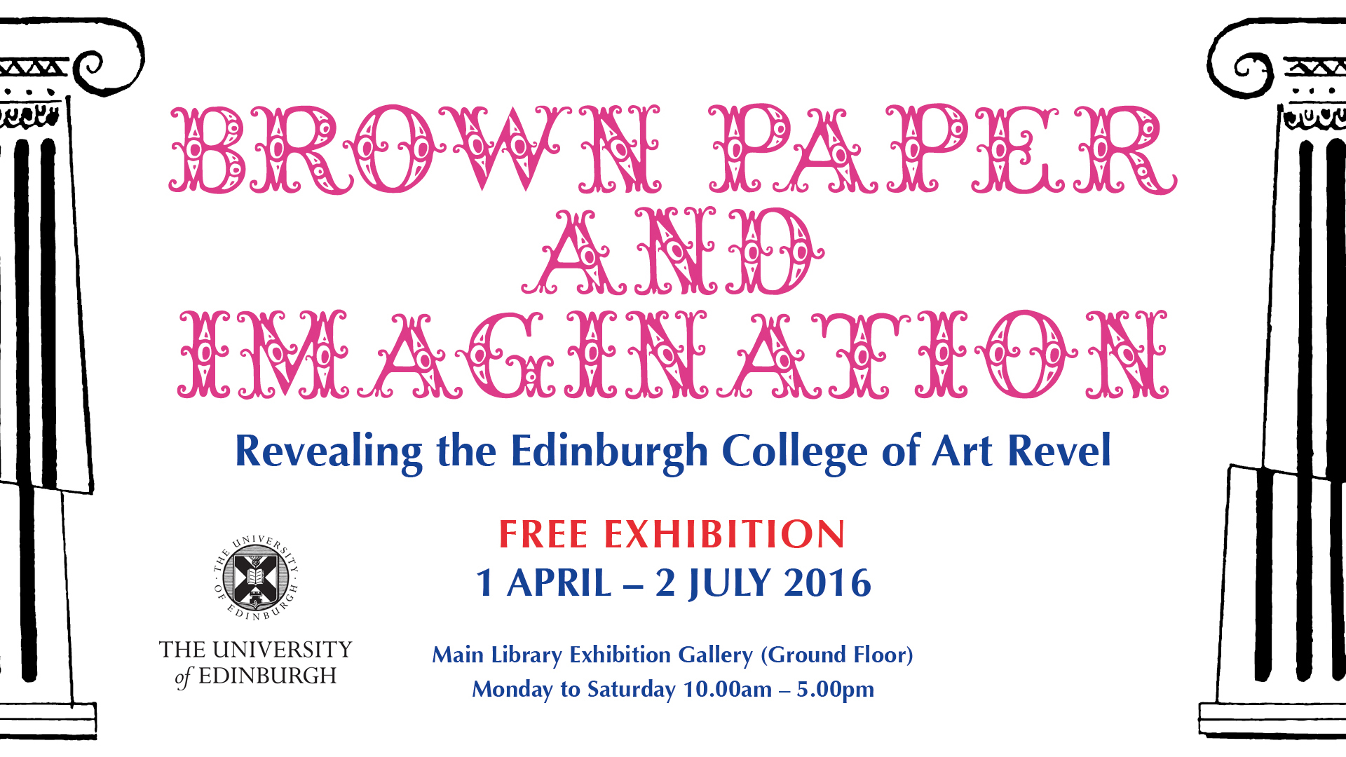 advert for ECA Revel exhibition